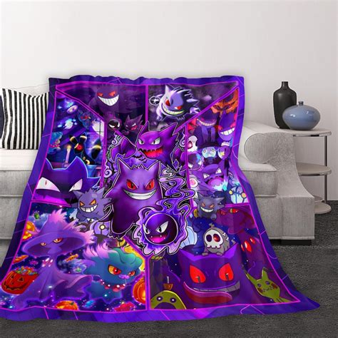 Amazon.com: Cartoon Throw Blanket, Anime Blankets for Couch Bed Living ...