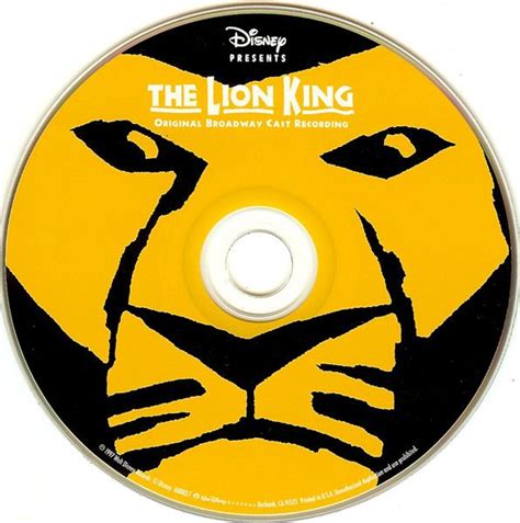 CD - The Lion King - Original Broadway Cast Recording - IMP (Vários Artistas) - Colecionadores ...