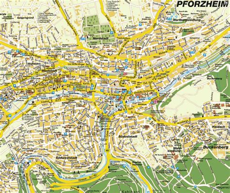 Pforzheim Map - Germany