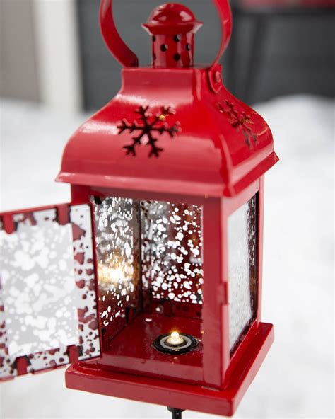 Let our outdoor LED Holiday Christmas Lanterns Brighten up your pathways and entryways this ...