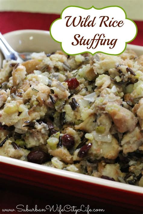 Wild Rice Stuffing | Recipe | Wild rice stuffing recipes, Stuffing recipes for thanksgiving ...