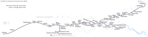 Elizabeth Line Map 2023 - PDF And Downloadable - Winterville