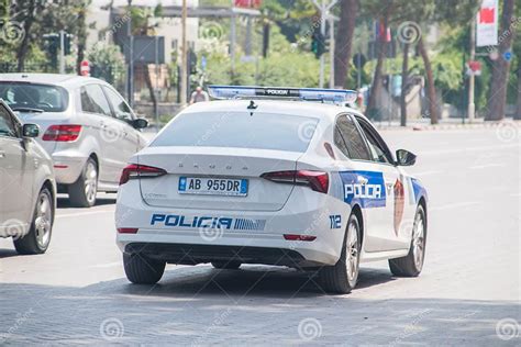 Car of Albanian Police Policia. Editorial Photography - Image of 2022, driver: 251695932