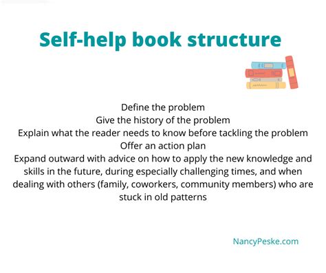 HOW TO STRUCTURE A SELF-HELP BOOK: PARTS AND CHAPTERS | Nancy Peske