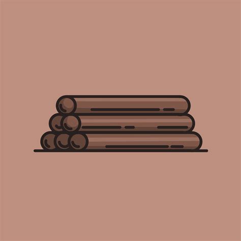 Pile of logs 5427440 Vector Art at Vecteezy