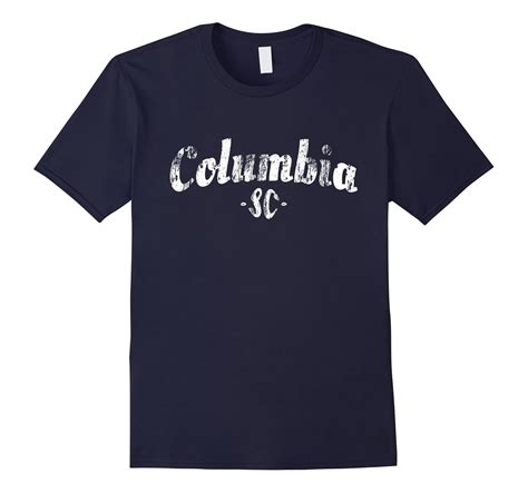 COLUMBIA T Shirt Columbia Distressed Shirt - Columbia Tee-Art - Artshirtee