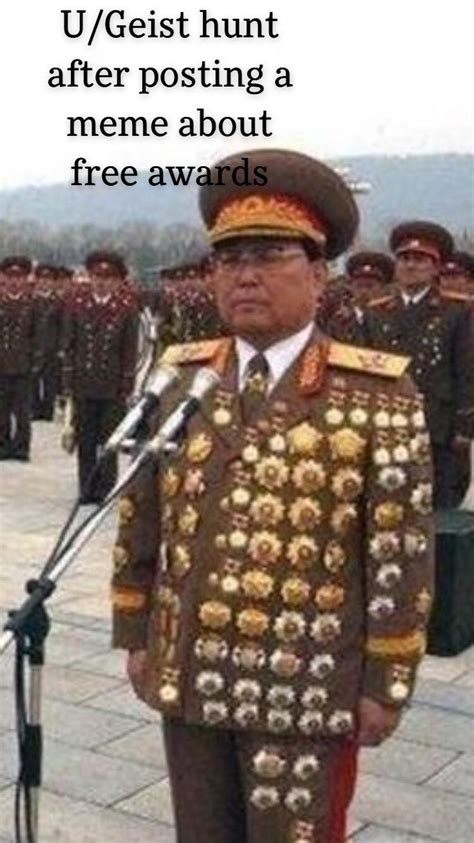 North Korean general with tons of medals for battles that didn't happen ...