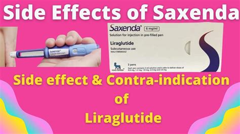 Saxenda - Side Effects: What do you need to know? - YouTube