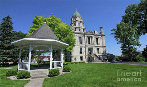 Whitley County Courthouse Columbia City Indiana 7163 by Jack Schultz