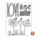 Love One Another Coloring Pages — Stevie Doodles sketch template