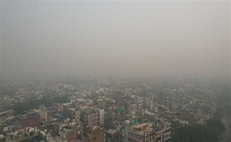 Delhi Air Pollution Smog: Pics: Drone View Shows Delhi Choking Under Blanket Of Toxic Smog