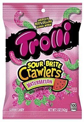 Trolli Sour Brite Crawlers, Watermelon Flavor, 5 Ounces (12-Bags) (12-Bags) 41420115882 | eBay