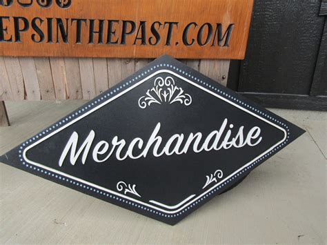 Custom Merchandise Sign Counter Direction Contoured Business - Etsy