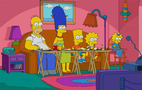 The Simpsons Having TV Dinner Together by happygirl127 on DeviantArt