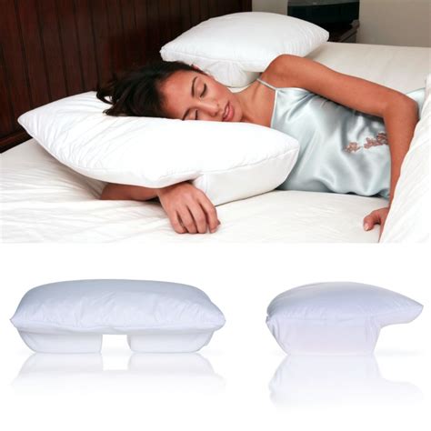 DeluxeComfort.com Better Sleep Pillow - Cream Velour Cover -- Tempur Neck Pillow -- Contour ...