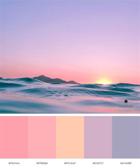 Sunset Color Palette Hex Color Palette Create Color Palette Pastel Colour Palette Sunset ...