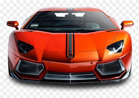 Lamborghini Car Front - Lamborghini Aventador Front Bumper, HD Png ...