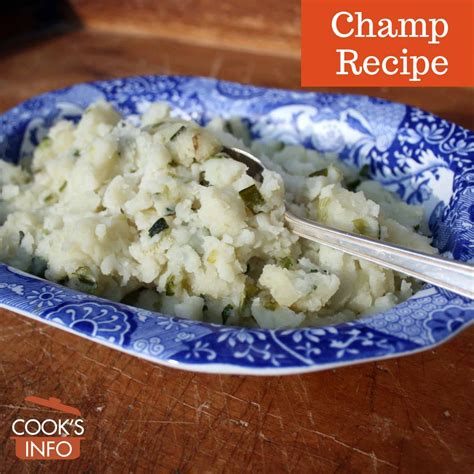 Champ Recipe - CooksInfo