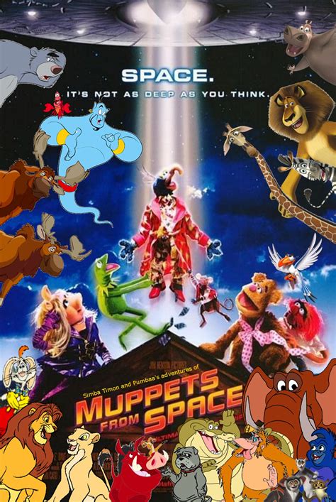 Simba, Timon, and Pumbaa's Adventures of Muppets in Space | Pooh's ...