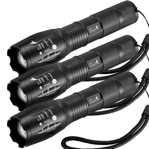 3-pack tactical flashlights for $11, free shipping - Clark Deals