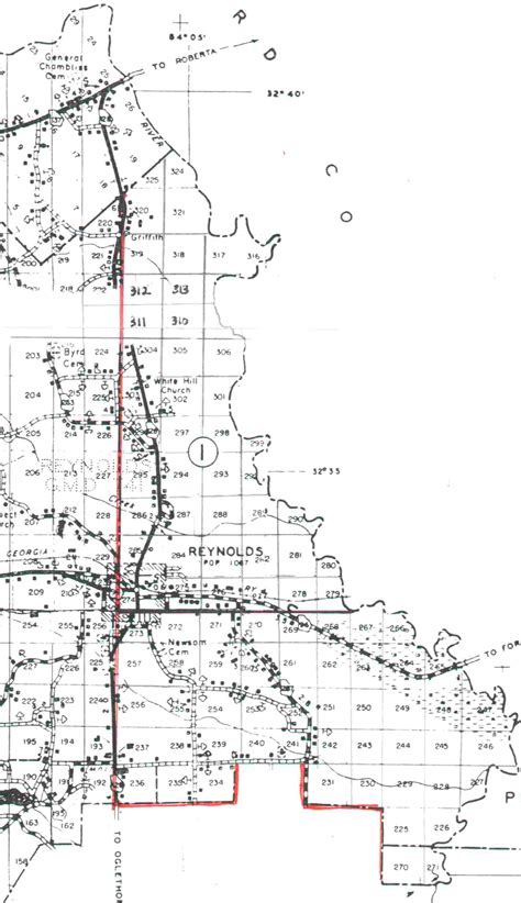 Land District #1 Map