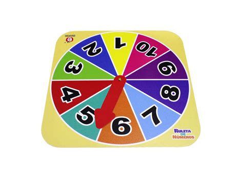 Ruleta Numérica 30 x 30 cm. — Educatodo