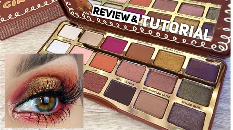 Too Faced Gingerbread Spice Palette Overview & Tutorial - YouTube