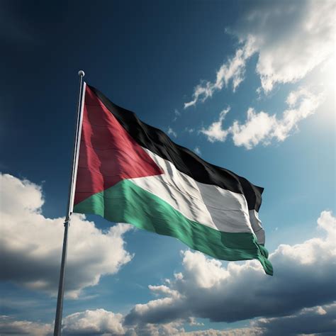 Premium AI Image | Palestinian Flag