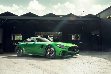 DJ Skee's Green Hell Magno Mercedes AMG GT-R With ADV.1 Wheels