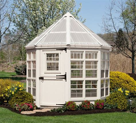 Amish 8 x 8 ft. Octagon Greenhouse Kit | Home greenhouse, Greenhouse ...