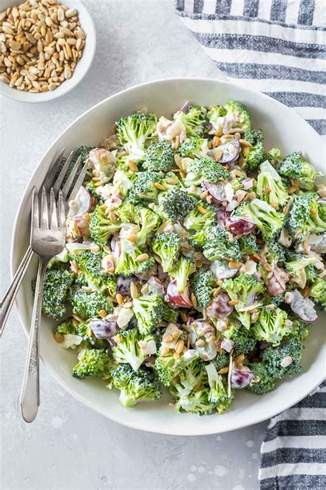 Easy Broccoli Salad Recipe | Recipe | Dairy free salads, Salad recipes ...