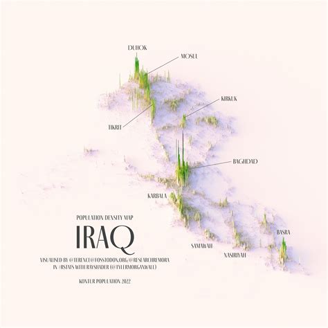 Population Density In The Middle East Pt.1 : r/MapPorn