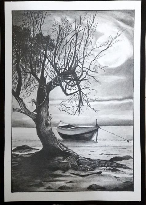 Pencil shading | Pencil drawings of nature, Nature art drawings, Canvas ...