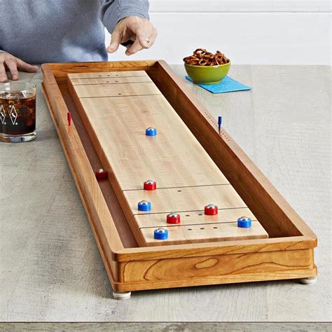 Tabletop Shuffleboard Woodworking Plan Plan from WOOD Magazine | Diy ...