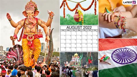 Festivals & Events News | Check Table Of August 2022 Holidays Calendar ...