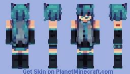 hatsune miku Minecraft Skin