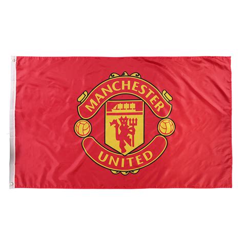 Manchester United Crest Flag - 5 x 3ft