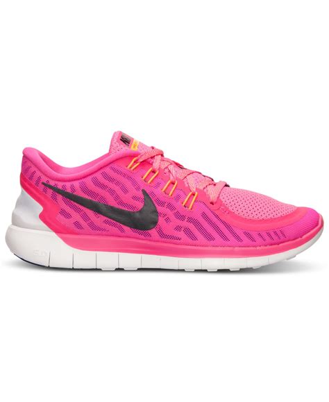 Nike Women's Free 5.0 Running Sneakers From Finish Line in Pink | Lyst