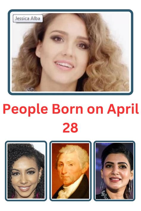 People Born on April 28 - List of Famous Personalities - Astrologyview