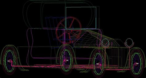 Old Car 3D DWG Model for AutoCAD • Designs CAD