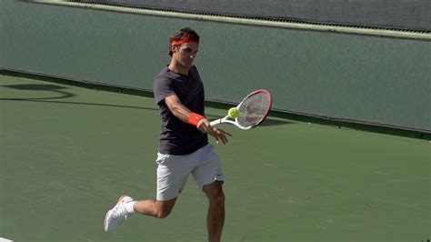 Roger Federer Backhand In Super Slow Motion 9 - Indian Wells 2013 - BNP Paribas Open - YouTube