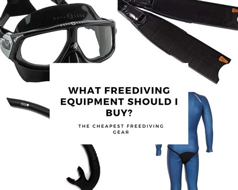 What freediving equipment should I buy?