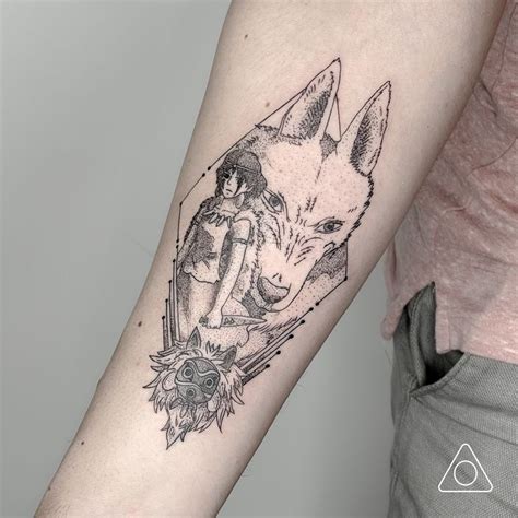 Top 78+ princess mononoke tattoo ideas best - in.cdgdbentre