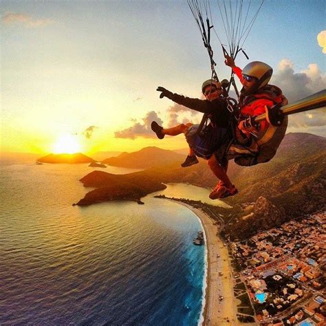 Oludeniz Paragliding in Fethiye from Babadag Mountain | Gleitschirm, See