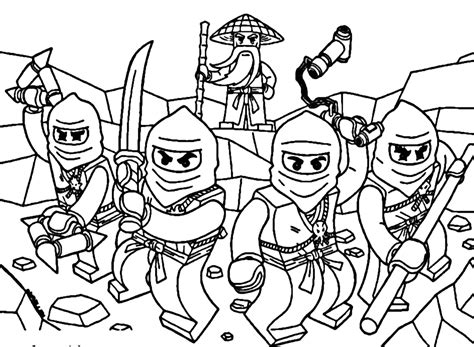 Lego Ninjago Coloring Sheets - Free Printable Coloring Pages