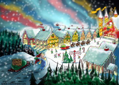 North Pole Santa's Workshop by Vegasknight on DeviantArt