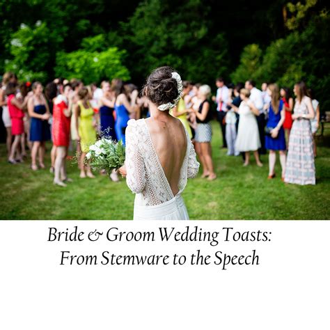 Bride and Groom Wedding Toasts: From Stemware to the Speech