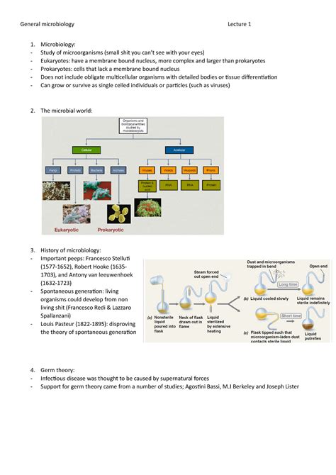 Microbiology lect1 - Lecture notes 1 - General microbiology 1. - Lecture 1 Microbiology: Study ...