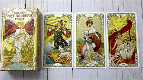 Golden Art Nouveau Tarot Deck Review