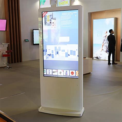 Freestanding Interactive Digital Touch Screen